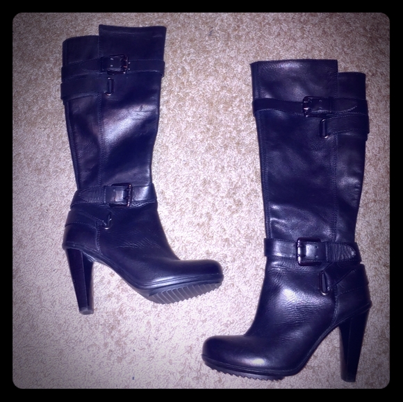 dkny knee high boots